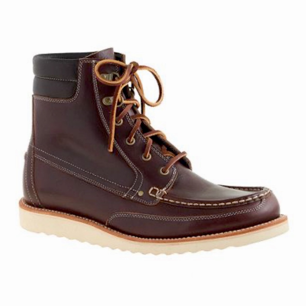 J. Crew Brown Leather Boots